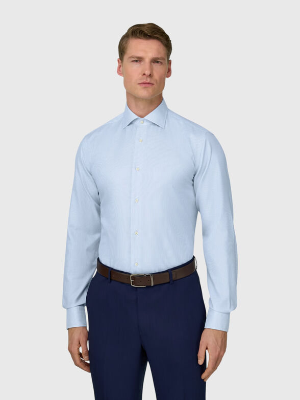 Long-sleeved cotton shirt - 1