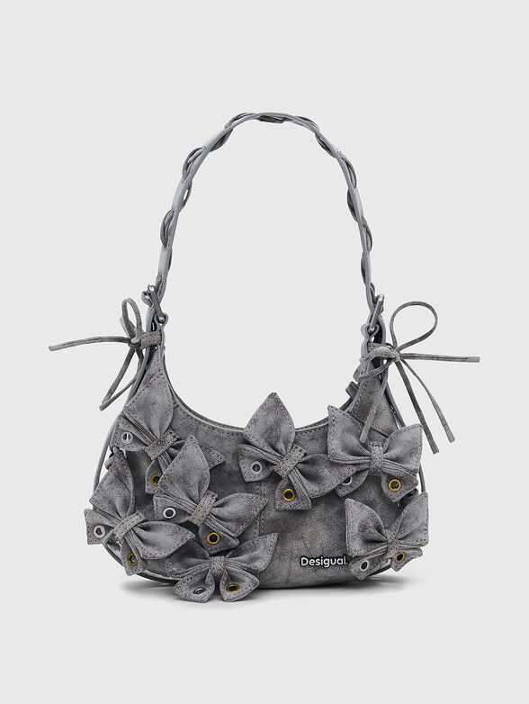 Small bag with eyelets and washed effect - 1