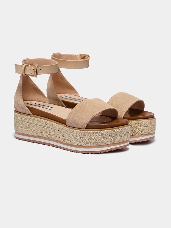WICK Platform sandals in pink - 3