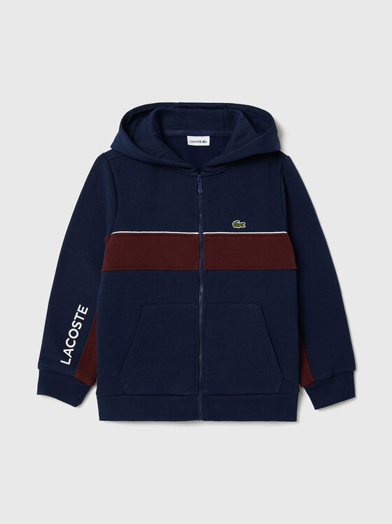 Sweatshirt with contrasting stripes - 1