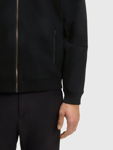 Bomber jacket with logo detail - 5