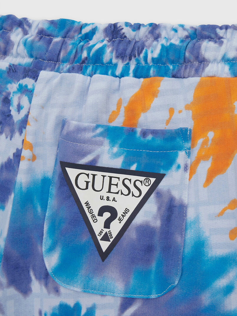 Multicoloured shorts with logo - 3
