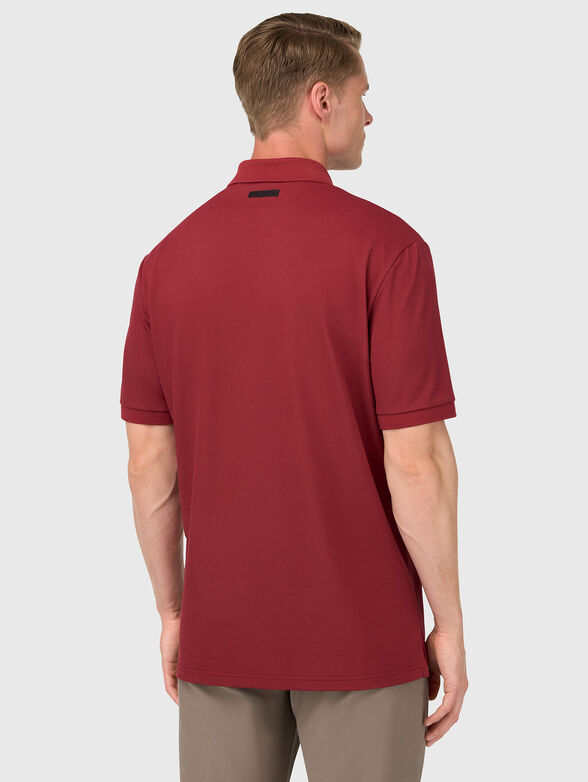 Short sleeved polo shirt with zip - 3