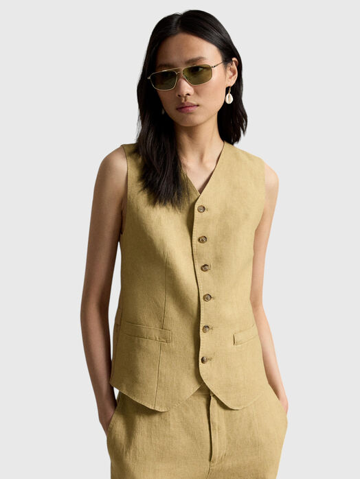 Linen vest