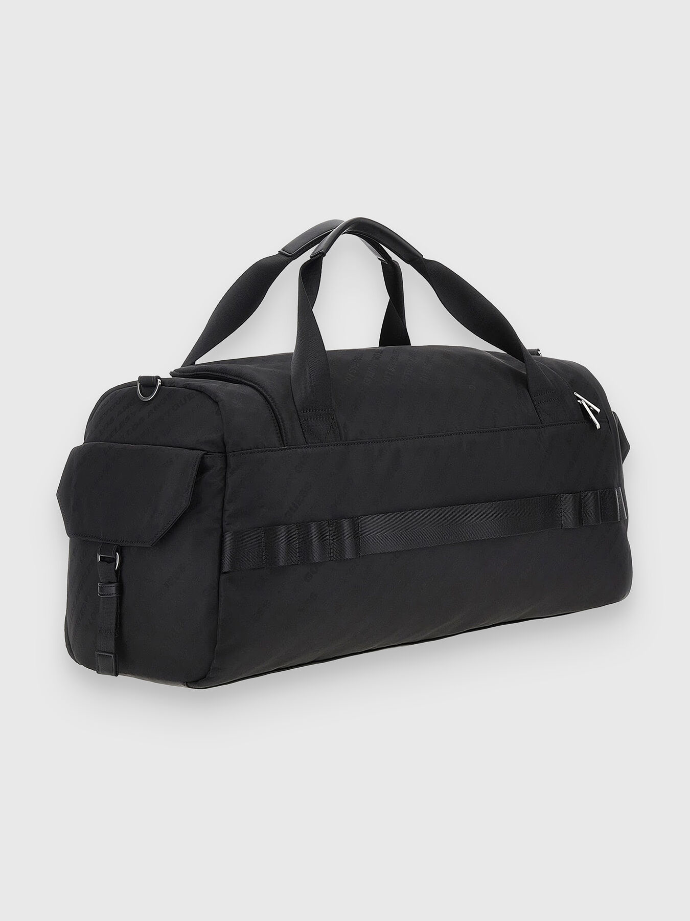 VENEZIA black duffle bag with logo detail brand GUESS Globalbrandsstore en