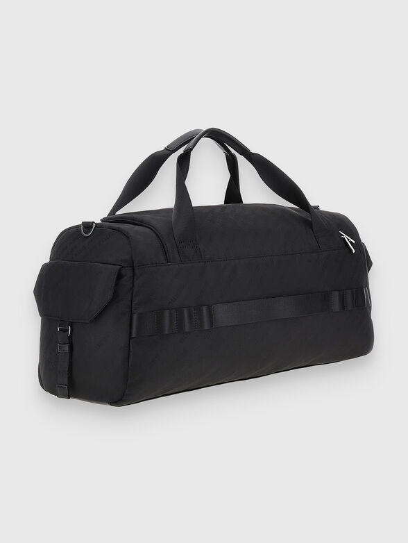 VENEZIA black duffle bag with logo detail - 2