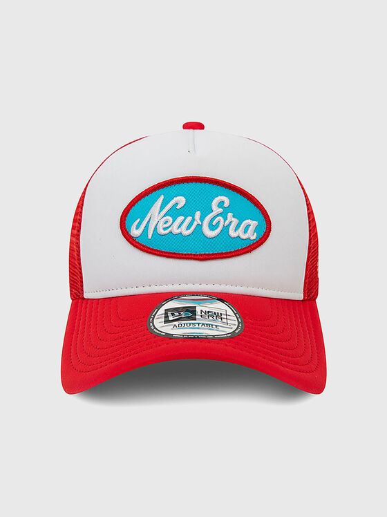 Cap with contrast visor and logo - 1