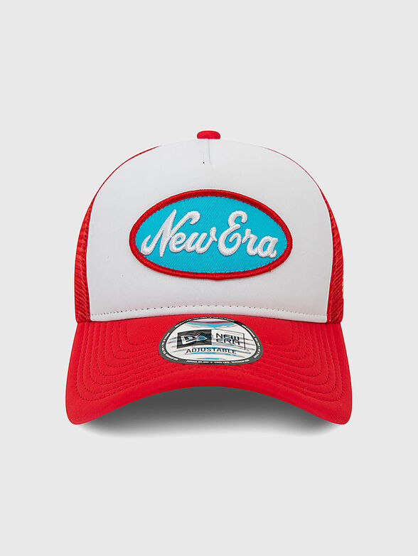 Cap with contrast visor and logo - 1