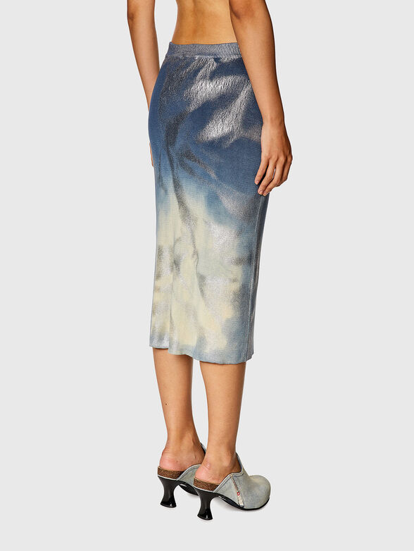 M-ILAN metallic-effect skirt  - 1
