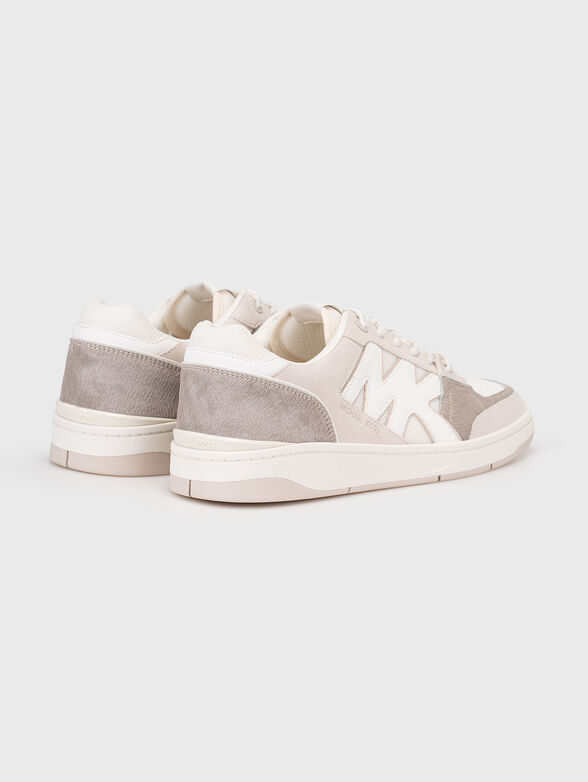 Leather and suede sneakers - 3