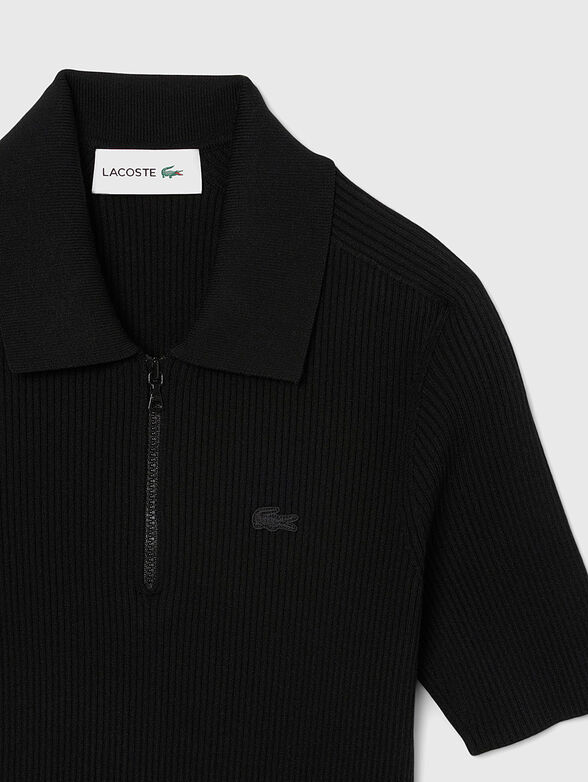 Pleated mini dress with short sleeves - 2