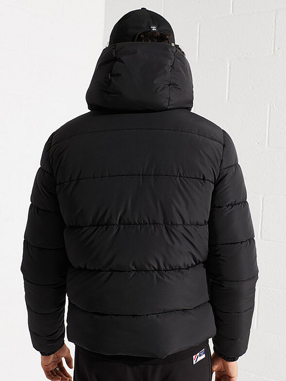 Padded jacket with a hood  - 3