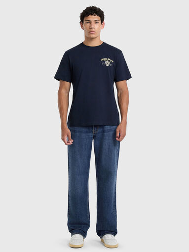 Cotton T-shirt with accent back - 5