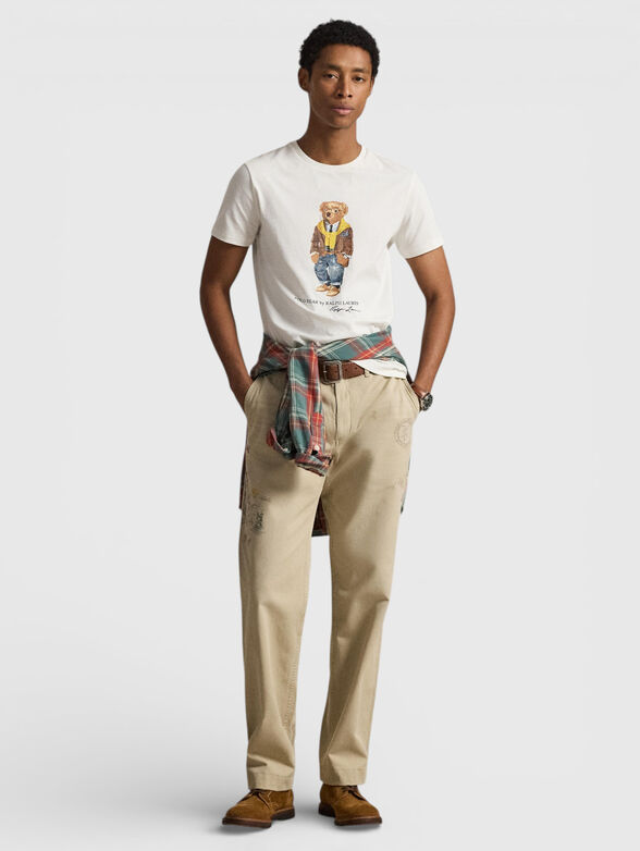 Cotton T-shirt with a logo accent - 2