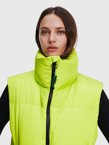 Vest in green color - 4