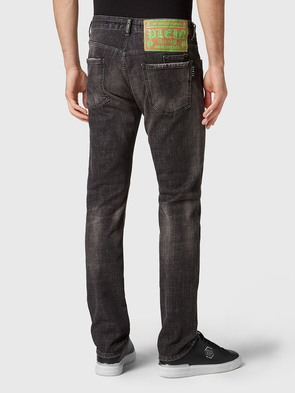 Black jeans with washed effect - 2
