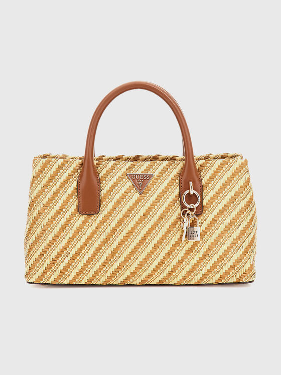 SIMONA bag with woven texture - 1