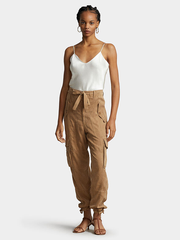 White silk top - 2