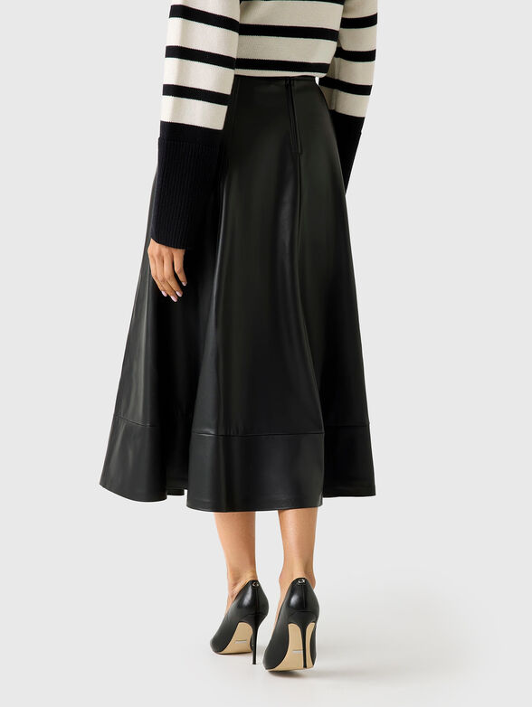 DELORES faux leather maxi skirt - 2