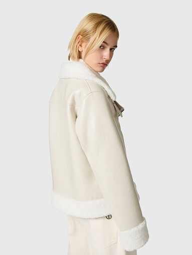 Faux leather jacket  - 3