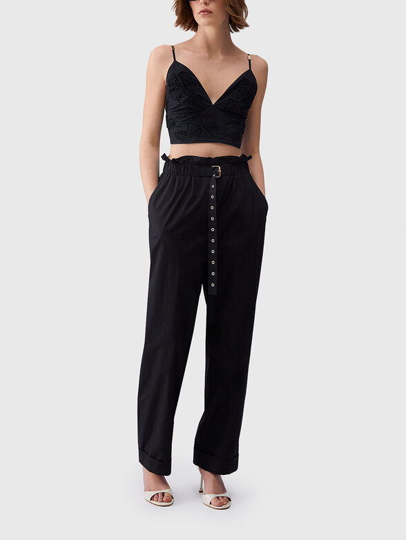 Black cotton top - 2