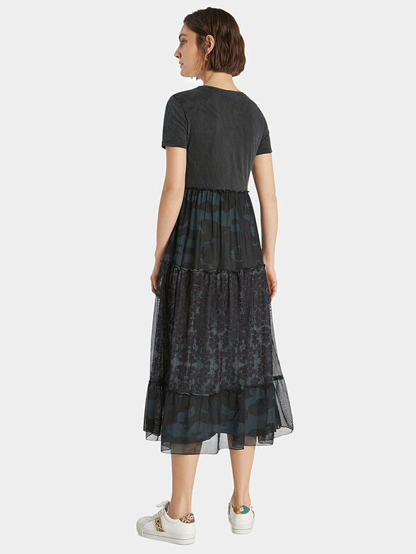 AIKIDO dress with camouflage and animal print - 2