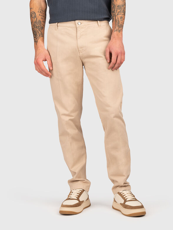 ANGELS chino pants in beige - 1