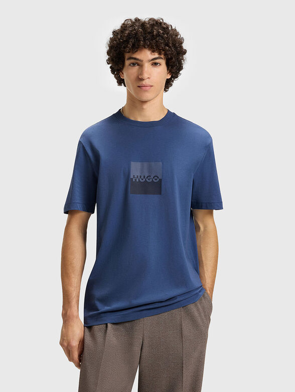 Cotton T-shirt with print - 1