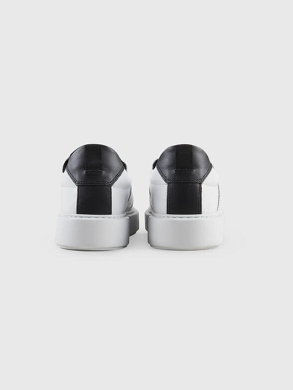 BYRON GYLL leather sports shoes with clontrast details - 3