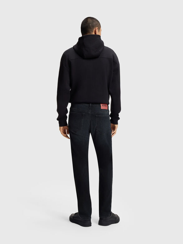 Jeans with worn effect and logo - 2