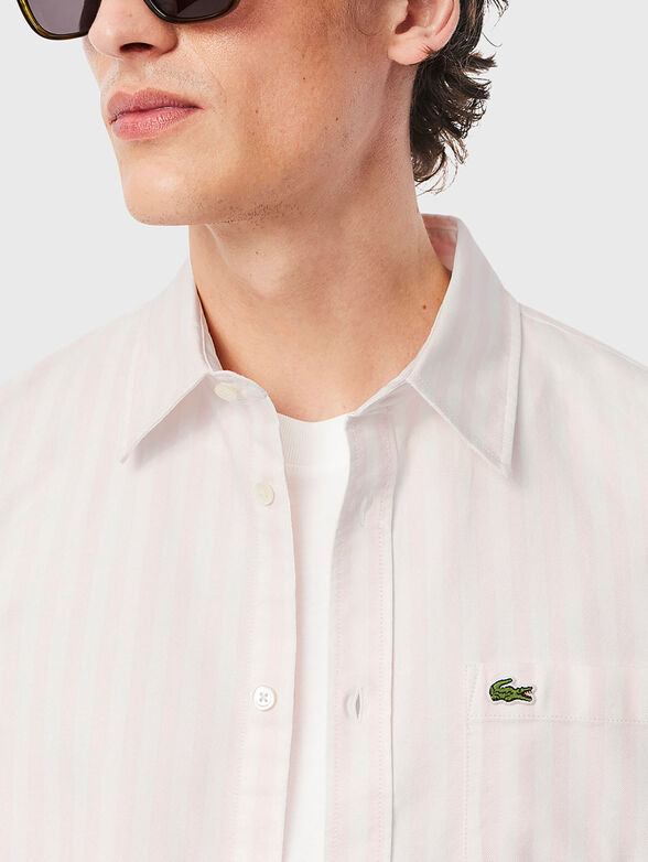 Cotton shirt with logo - 3