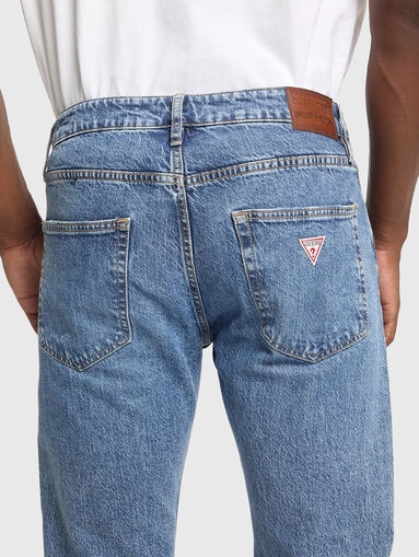 Blue slim jeans - 4