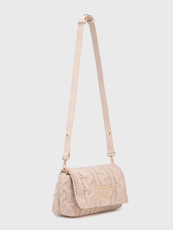 Crossbody bag with knitted texture - 2