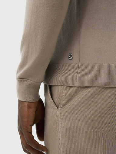 OURI beige wool sweater - 5