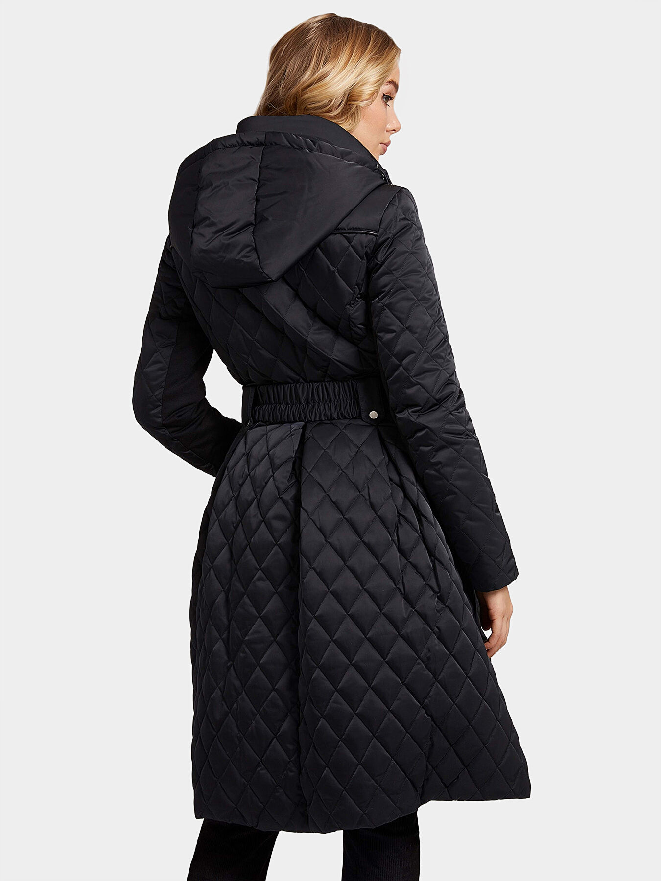 ASIA padded jacket with quilted effect brand GUESS