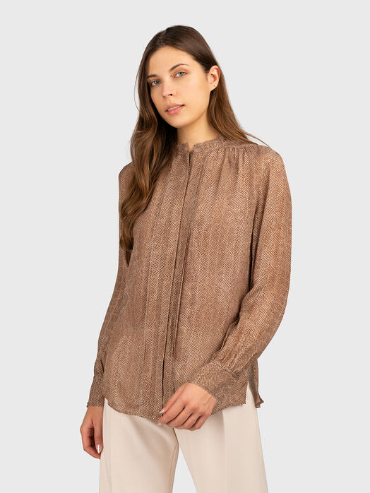 BECAPEY shirt with animal print