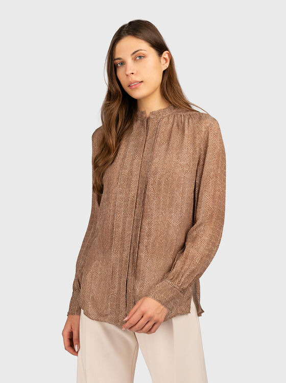 Риза BECAPEY с животински принт - 1