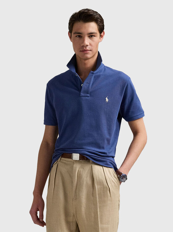 Slim fit polo shirt with logo embroidery - 1