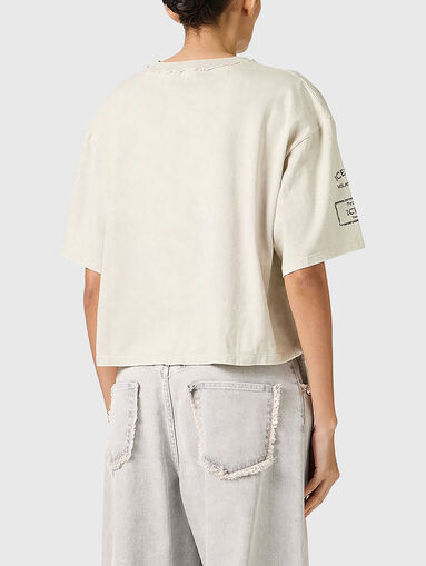 Short cotton T-shirt - 3