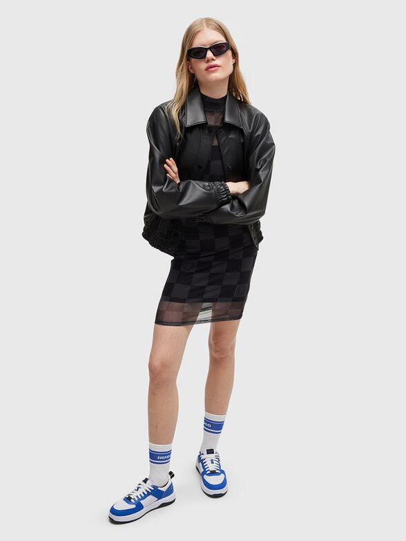 Eco leather bomber jacket - 2