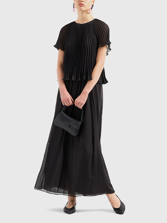 Short sleeved blouse with oval neckline - 2