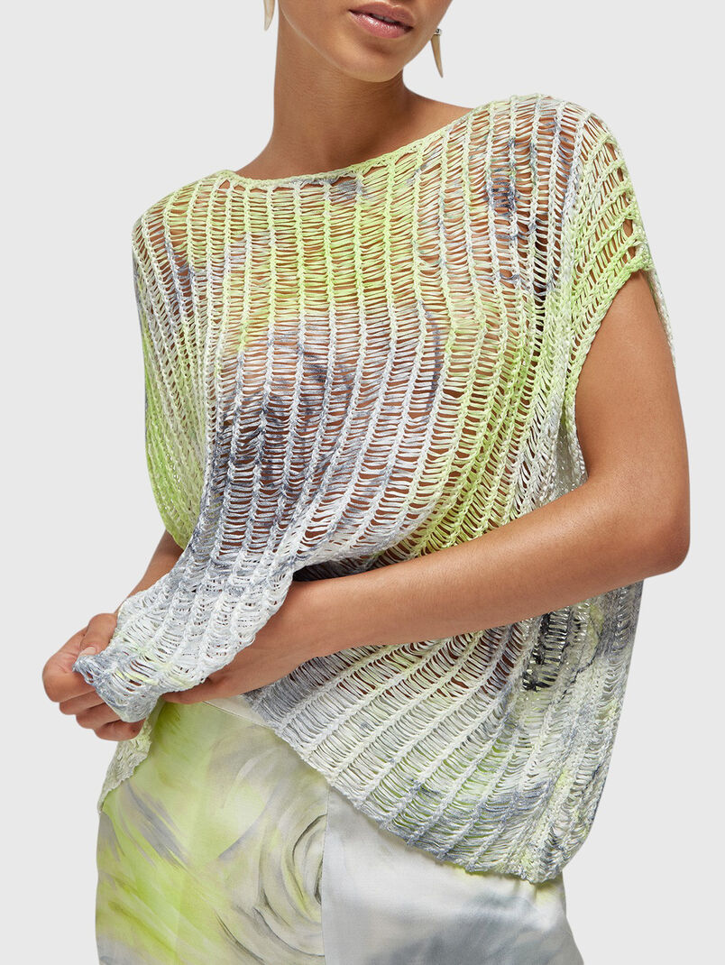 Top with floral print - 3