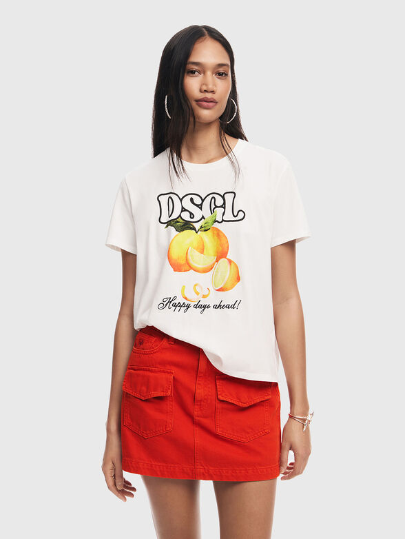 NINA T-shirt with accent print - 1