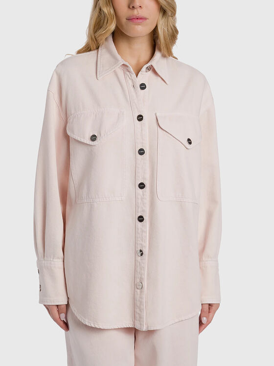 Oversized denim shirt - 1