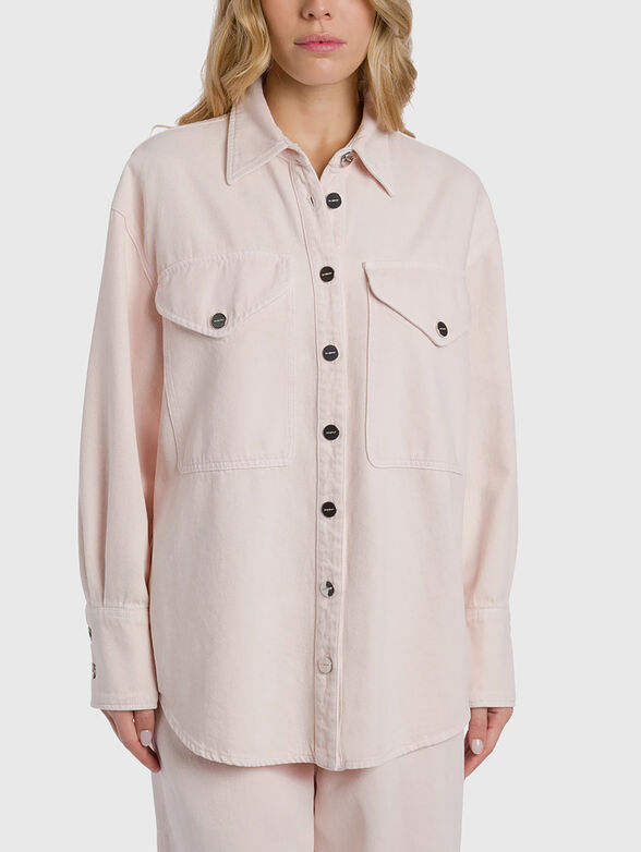 Oversized denim shirt - 1