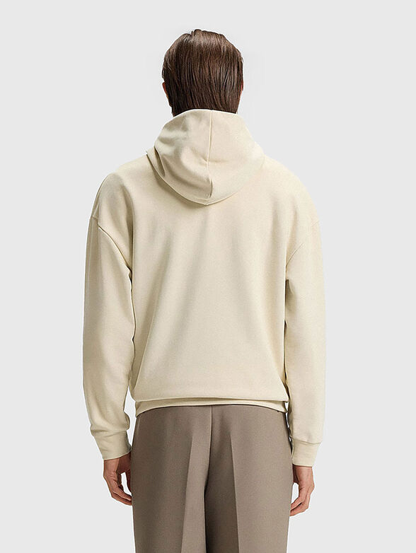Cotton sweatshirt with hood - 3