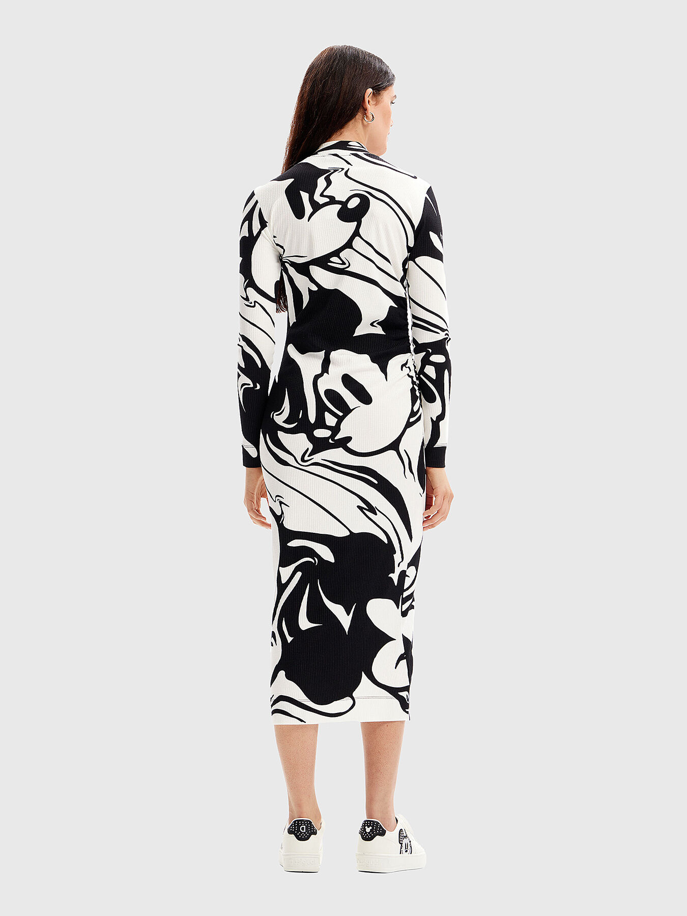 Mickey mouse print dress shop