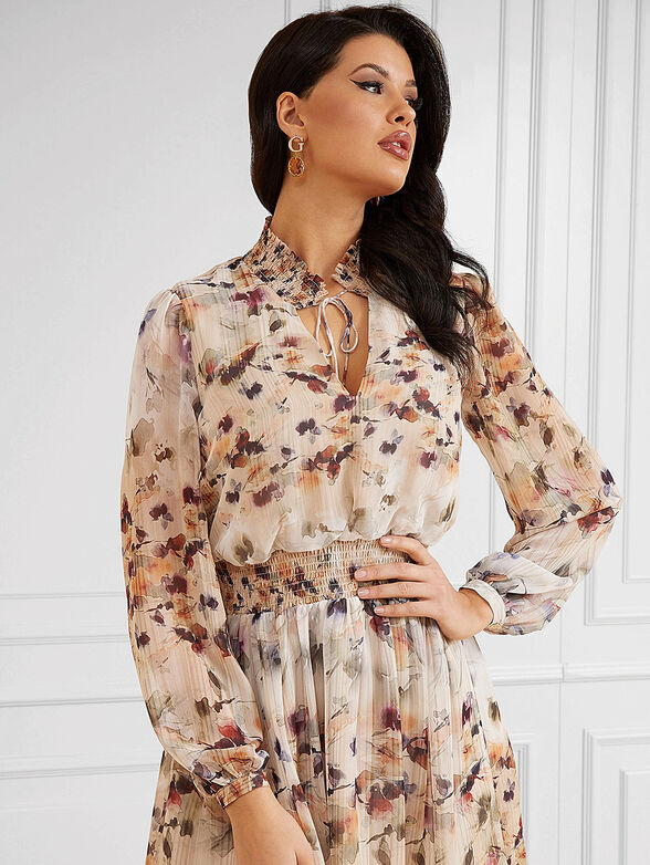 Dress with floral print - 3