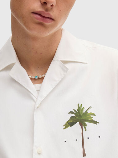 Short sleeved shirt with print - 4