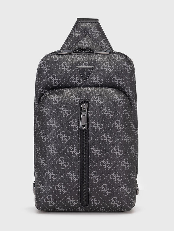 VEZZOLA crossbody bag with monogram print - 1